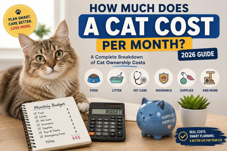Cat Cost Per Month: How Much Does a Cat Cost in 2026?