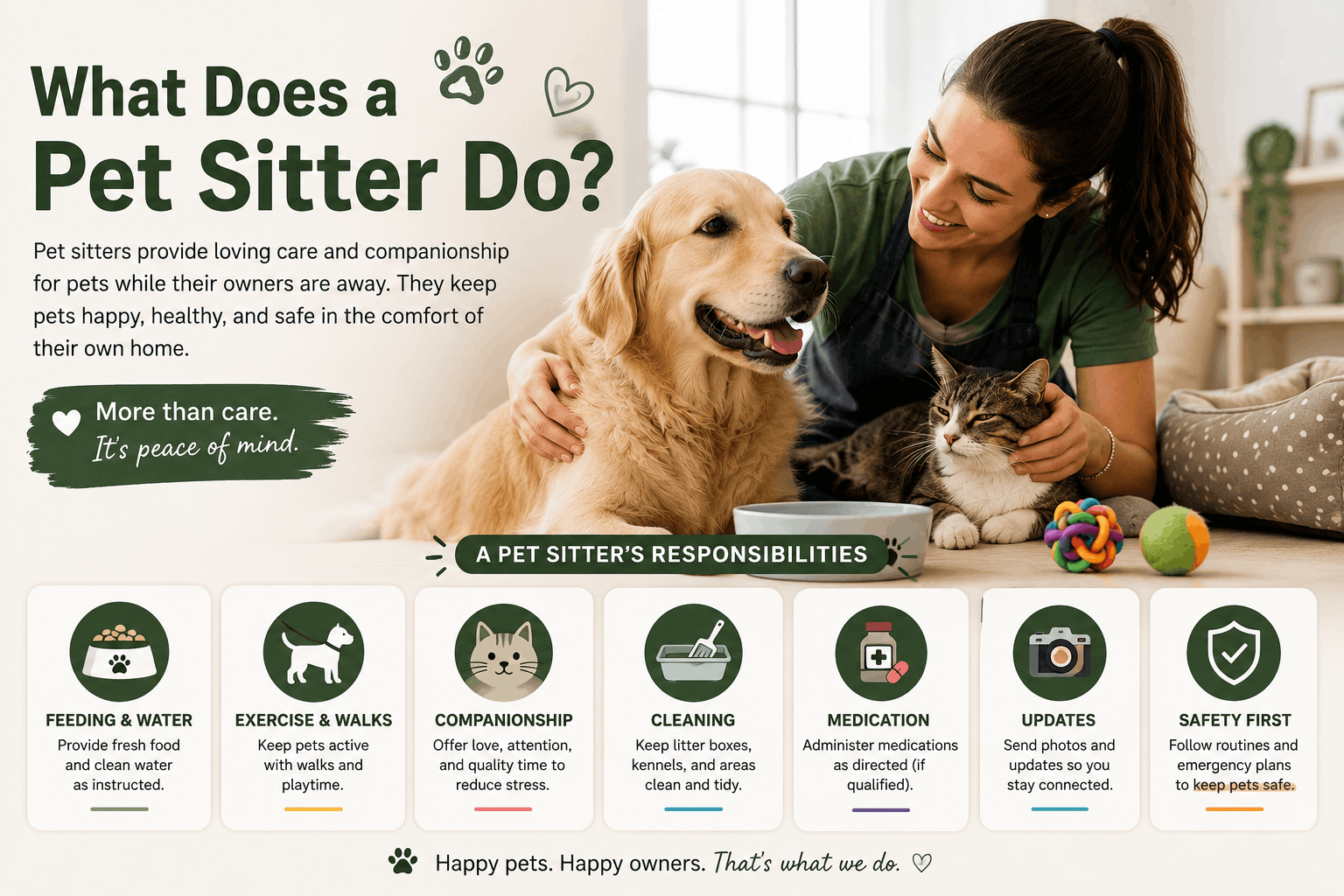What Does a Pet Sitter Do