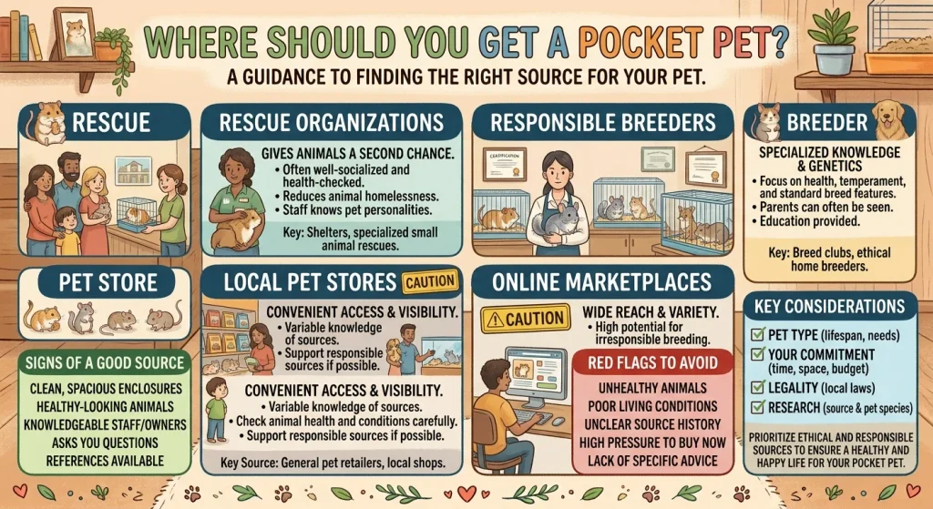 Where Should You Get a Pocket Pet
