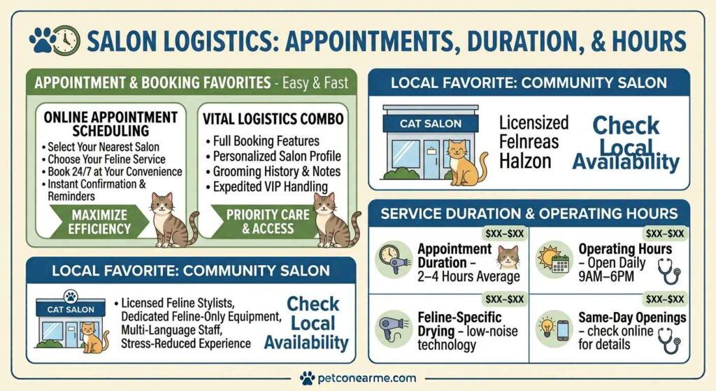 Salon Logistics: Appointments, Duration, and Operating Hours