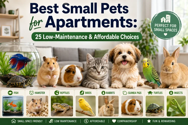 25 Pets are good for small spaces