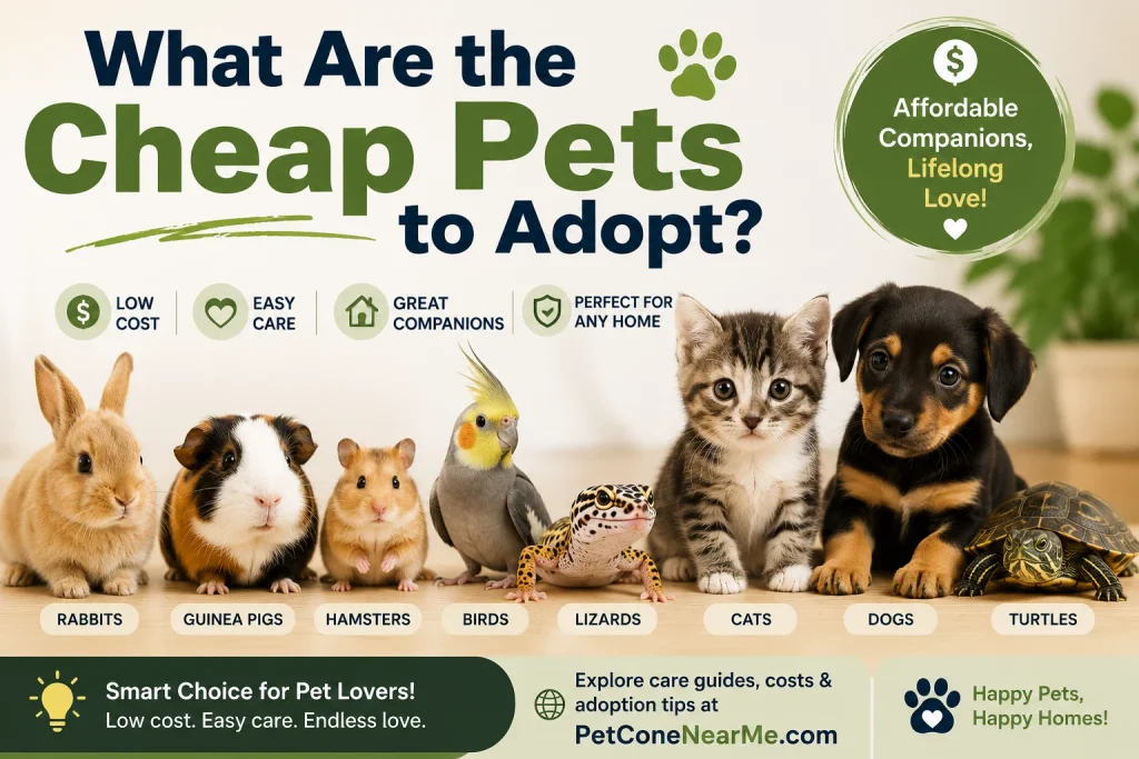 What Are the Cheap Pets to Adopt
